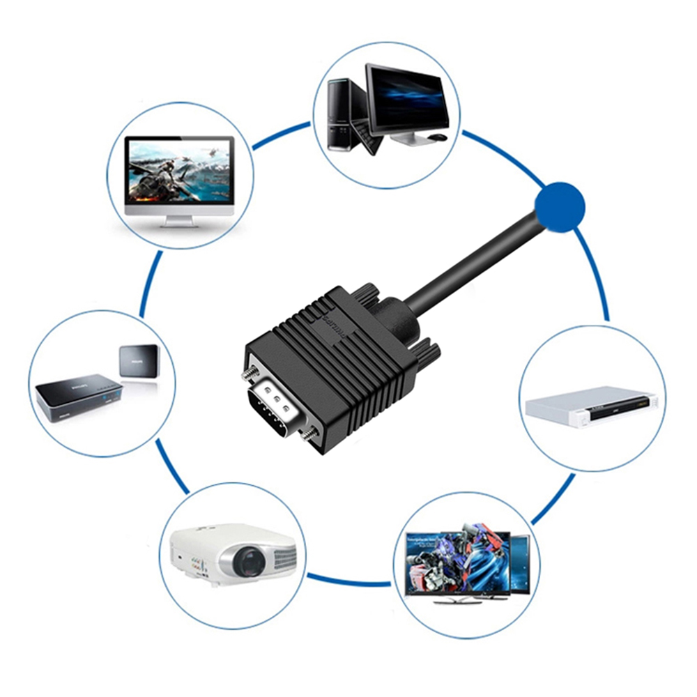 کابل VGA فیلیپس مدل SWV6139B/93 – طول 1 متر، کیفیت Full HD